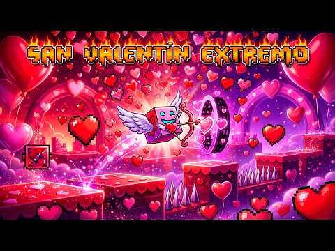 Celebrando el día de san Valentín con los geométricos | Geometry Dash