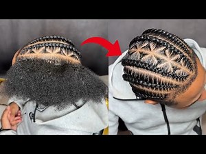 How to Braid Cornrow / Men braid tutorial