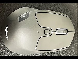 How to pair Logitech Triathlon Mouse m720 using Bluetooth - QUICK AND EASY