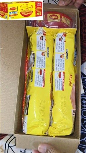 Zepto Product Unboxing || Maggi box || #maggi #maggie #newpack #youtubeshorts #shortsfeed #yummy