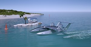 This Sleek Electric Boat Flies Like An Airplane, With Fuel Cells - CleanTechnica