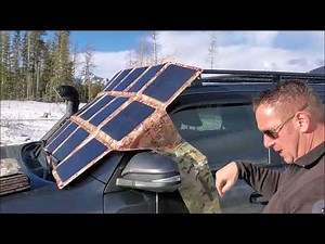 Two 215W Solar Blankets charging in Parallel