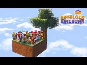 I Joined the FIRST Skyblock SMP | Skyblock Kingdoms