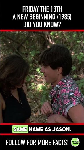 Did you know THIS about FRIDAY THE 13TH: A NEW BEGINNING (1985)? Fact 3