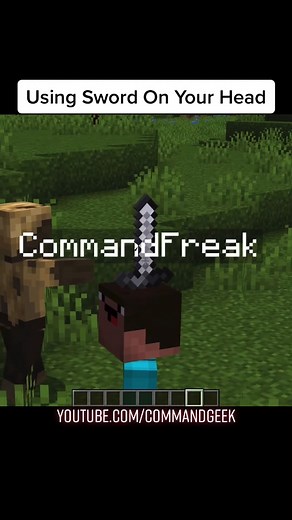 Espada en la Cabeza: Memes y Trucos de Minecraft
