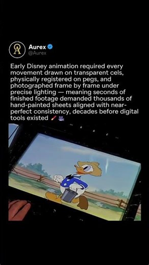 Early Disney Animation Was Built One Hand-Painted Frame At A Time 🎬✋