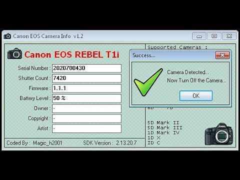 Como Descobrir a quantidade de Clicks de uma Câmera Canon
