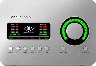 B Stock : Universal Audio Apollo Solo Heritage Edition Thunderbolt 3 Audio Interface - 008