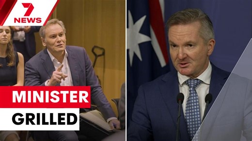 Climate Change and Energy Minister Chris Bowen pushed for answers by Liam Bartlett