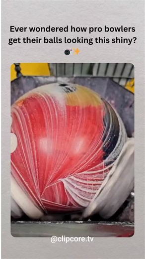 Clipcore TV | History, Explaining, Tech, Engineering | Bowling ball polishing machines are designed to recreate the friction and pressure a ball experiences on the lanes. 🎳⚙️ Inside the... | Instagram