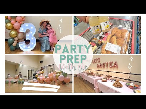 3rd Birthday PARTY PREP with me DIY everything