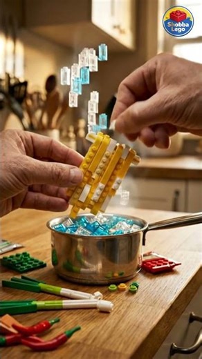 Cooking Soup Noodles… in LEGO Version! Satisfying Stop Motion ASMR
