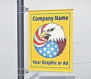 Ban 45 Light Pole Banner Mounting System for Signs & Banners (White, 47)