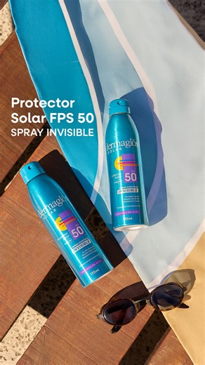 Protección alta, aplicación fácil y textura invisible ☀️​ ​El Protector Solar FPS 50 en Spray Continuo se adapta a cada movimiento con su formato 360°, sin dejar residuo graso y con absorción inmediata.​ ​Ideal para zonas pilosas, orejas o nuca, y resistente al agua ✅​ ​#ProtegerEstaEnTusManos con #Dermaglós. | Dermaglós