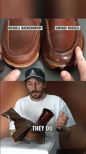 Comparing modern Russell Moccasins to a pair made 100 years ago