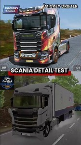 🚚Truckers of Europe 3 VS Universal Truck Simulator - Scania Trucks Graphics Detail Test🔥