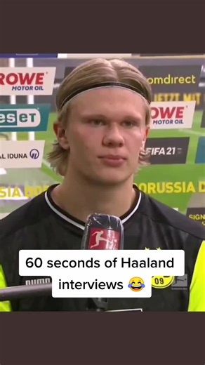 Erling Haaland Football Interviews and Moments