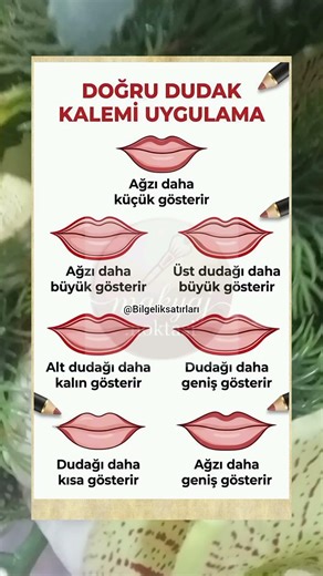 Dudak Kalemi Uygulaması #faydalıbilgiler #dudakkalemi #kişiselbakım #bakımvegüzellik