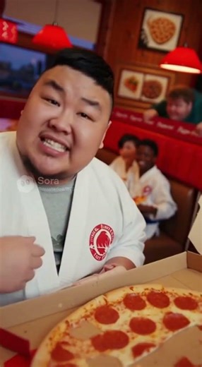 Pizza Hut rap song with the cheese there. #pizzahut #funny #funnyvideo #karatelife