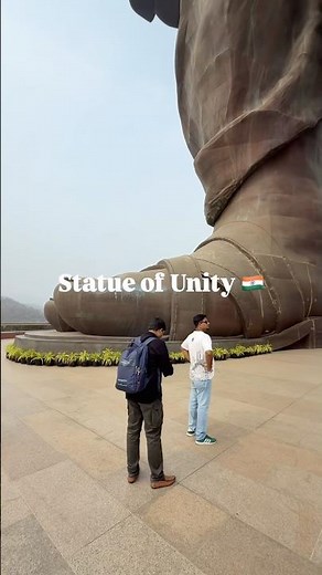 The Statue of unity , world's tallest statue 🇮🇳🫡 #incredibleindia