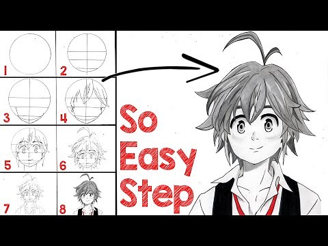 How To Draw Meliodas Step by Step - Seven Deadly Sins