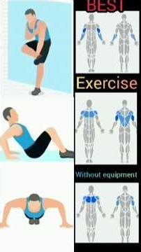 ‎Build your body quickly 💪 | 3- exercise Variations | No Equipment Workout | #Shorts