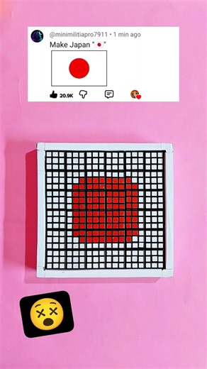 Making Japan "🇯🇵" 😵😱 #viral #rubikscube #shorts 👍
