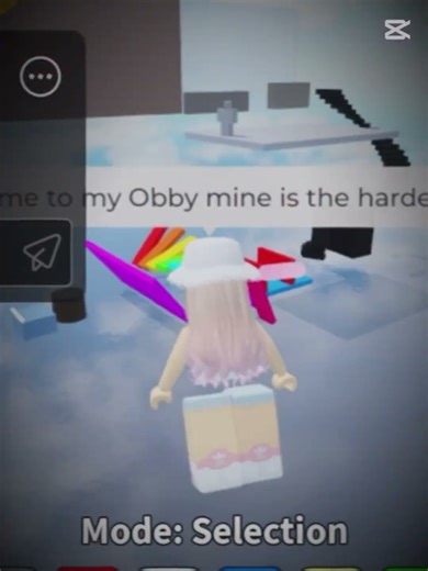 my obby is hard ￼ The game is called hard obby noobs are still allowed ￼￼