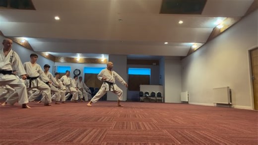 Some moments in the dojo remind you why you do this. Today’s monthly brown and black belt session began with a demanding warm-up — squats, press-ups, sit-ups — and a few smiles from those who claimed they were cold before we started 😉. From there we moved straight into advanced kicking combinations, spanning 3rd kyu to 3rd Dan, all with one constant focus: protecting the centre line and maintaining control under pressure. What truly stood out wasn’t just the technical level — it was the spirit.