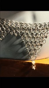 Chainmail jester style belt with bells