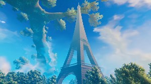 Valheim players use 40,000 blocks to build a massive Eiffel Tower