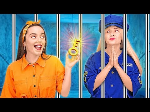 YES OR NO PRISON CHALLENGE || Pranks and Magic in Prison by 123GO! SCHOOL