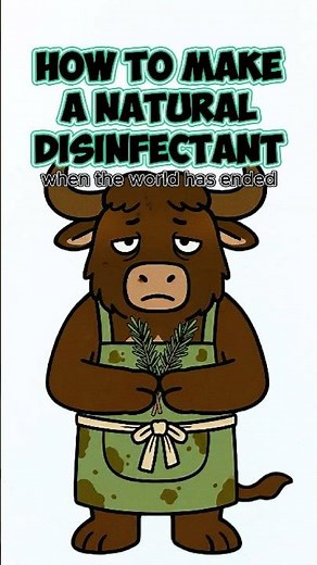 How to Make Natural Disinfectant in a Post-Apocalyptic World