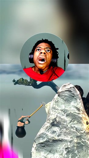 ISHOWSPEED PLAYS GETTING OVER IT PART 1 #ishowspeed #speed #reaction #gaming #gameplay