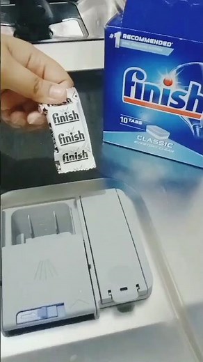 How to add finish Rinse Aid and Tablet to Dishwasher?