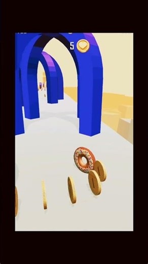 Donut Rolling Challenge 🍩 | Coin Rush Epic Short