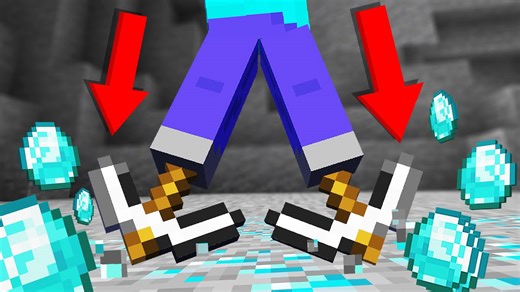 Custom jumps give players chaotic movement in Minecraft