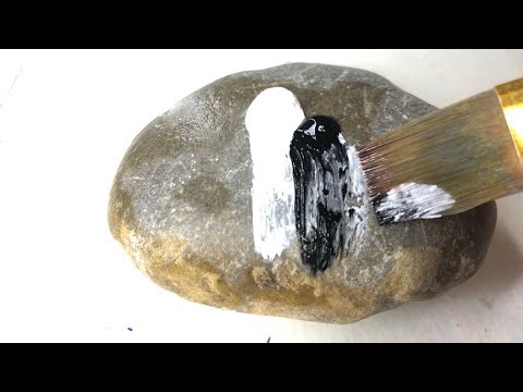 Aesthetic Lemons and Cherries Stone Painting / Still Life Rock Painting / Pebble Acrylic Painting