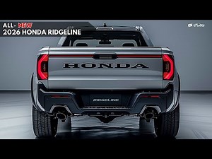 New 2026 Honda Ridgeline Unveiled - Experience SUV Comfort Like Never Before!