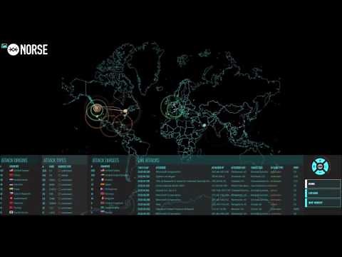 Watch Live Hack Attacks Unfold Live On a World Map :Edited Version