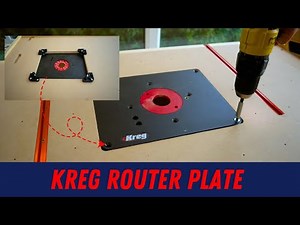 How to fit Kreg Router Plate with levellers