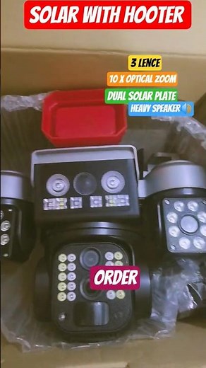 🔥 Best 3 Lens Solar CCTV Camera 2026 | 4K Wireless Outdoor Security Camera | Full Review & Demo
