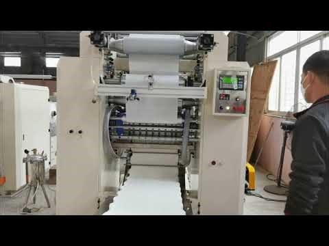 Automatic Embossing Hand Towel Paper V Folding Machine