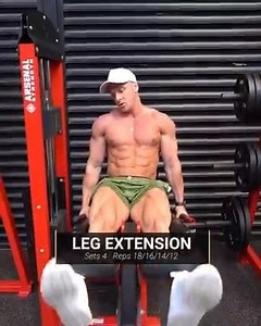 FULL LEG WORKOUT! 🔥 - 4 x Leg extension - 18/16/14/12 4 x Walking lunges - (length of gym) 4 x Goblet squat - 12/12/12/12 4 x Lying leg curl - 14/14/10/10 4 x Calf raises - 20/20/20/20 - Try this routine next time you train legs! If you need a custom diet to gain muscle or drop fat new workout split for each and every muscle group sign up my JRF Bulk or Shred program! If you join today you will also be entered into my $30,000 cash prize giveaway! - Link for details 👉🏼 http://jrf.fitness/fb-sp