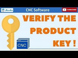 Verify the product key | RenAn CNC Software Online Subscription Platform