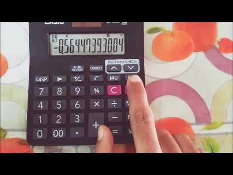 Present value factor, factoring, constant, power tricks Casio basic calculator MJ 120 Da, MJ 12 Da