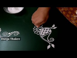 Quick 10 simple rangoli designs easy attractive satisfying | unique 10 daily kolams for beginners |