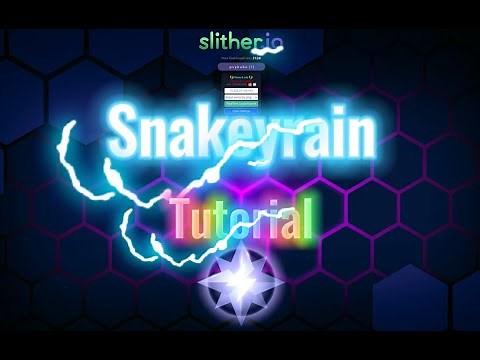 Snakeyrain - Tutorial by PSYSTORM - How to Control the bots - Bot storm in Slither.io