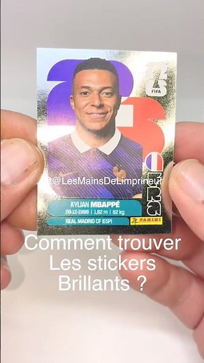 Comment trouver les stickers brillants panini coupe du monde 2026 ?