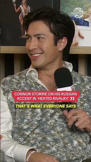 CONNOR STORRIE ON HIS RUSSIAN ACCENT IN “HEATED RIVALRY”